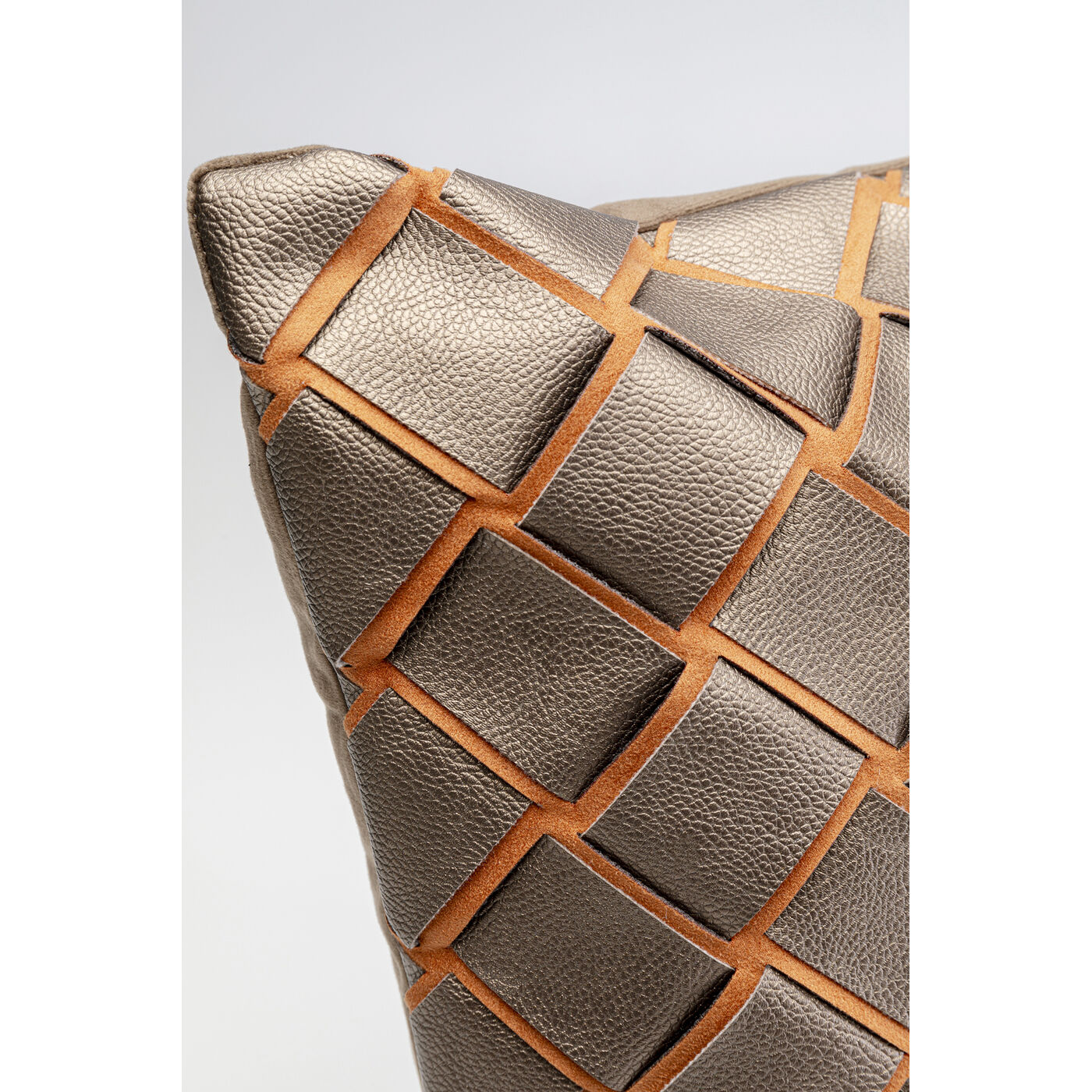 Подушка Zoe Patch Green 45x45 см KARE 56339