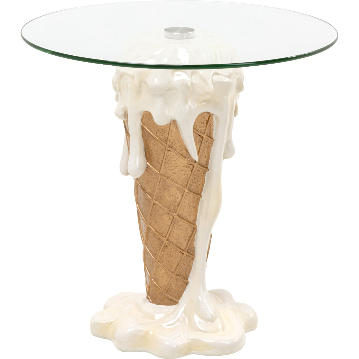 Стол приставной Ice Cream Vanilla Ø48cm KARE 71038