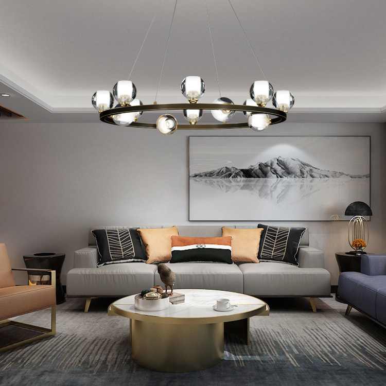 Подвесная люстра ILIANA CH D60 Brass by ImperiumLoft