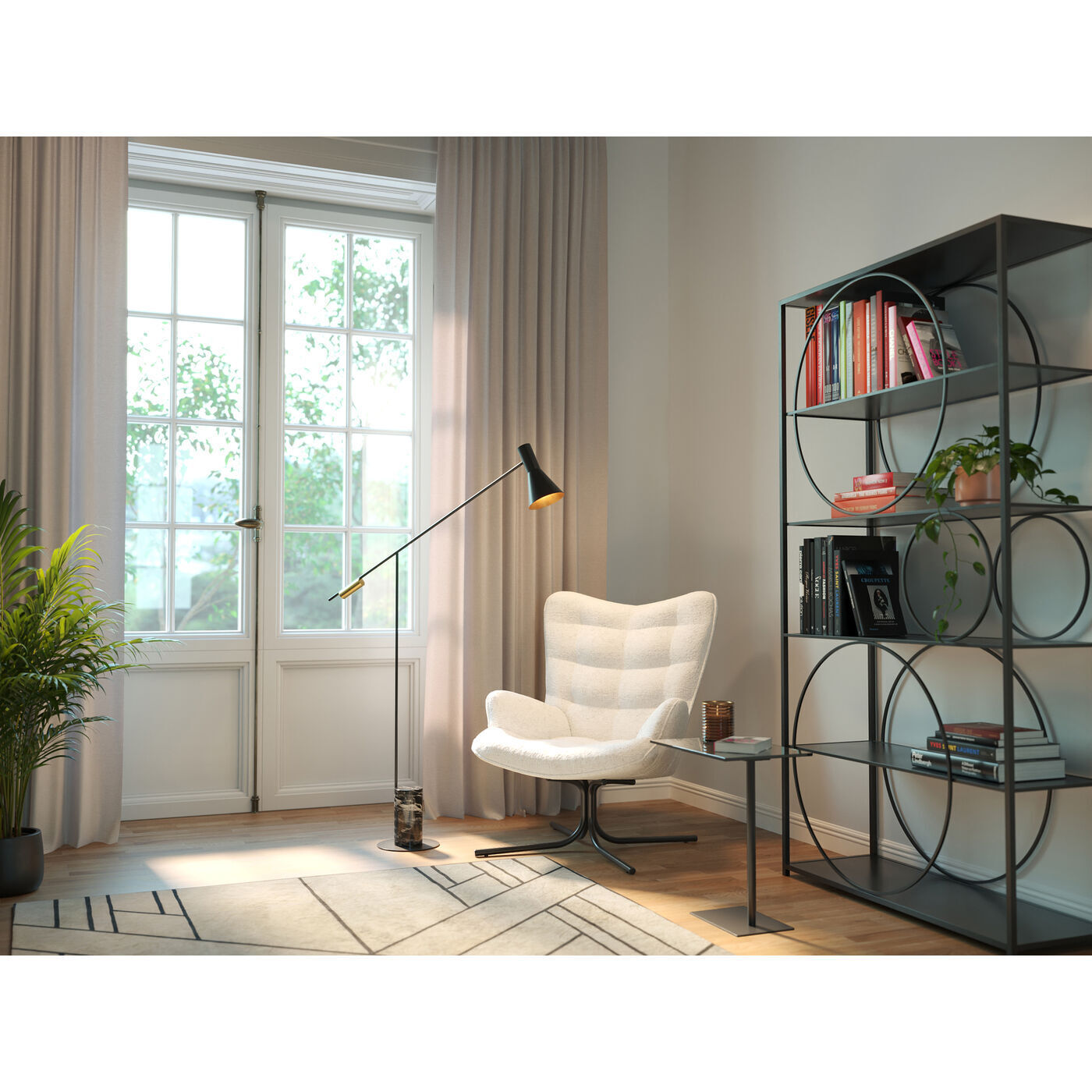 Кресло вращающееся KARE Oscar 86866