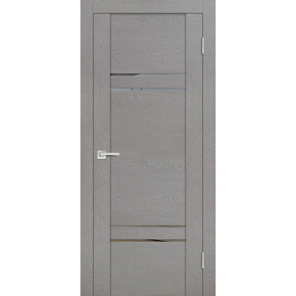 Межкомнатная дверь Graf PST-5 Зеркало тонированное серый ясень (2000 х 700)