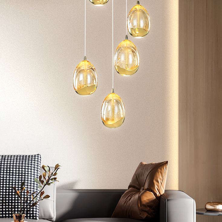 Подвесной светильник LENITA MORE L3 Gold by ImperiumLoft