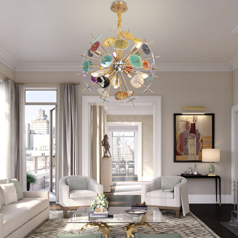 Подвесная люстра AGATE 2 D80 by ImperiumLoft