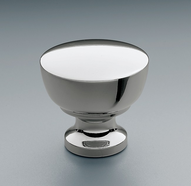 Ручка-кнопка Restoration Hardware Duluth d.3.2 Polished Chrome