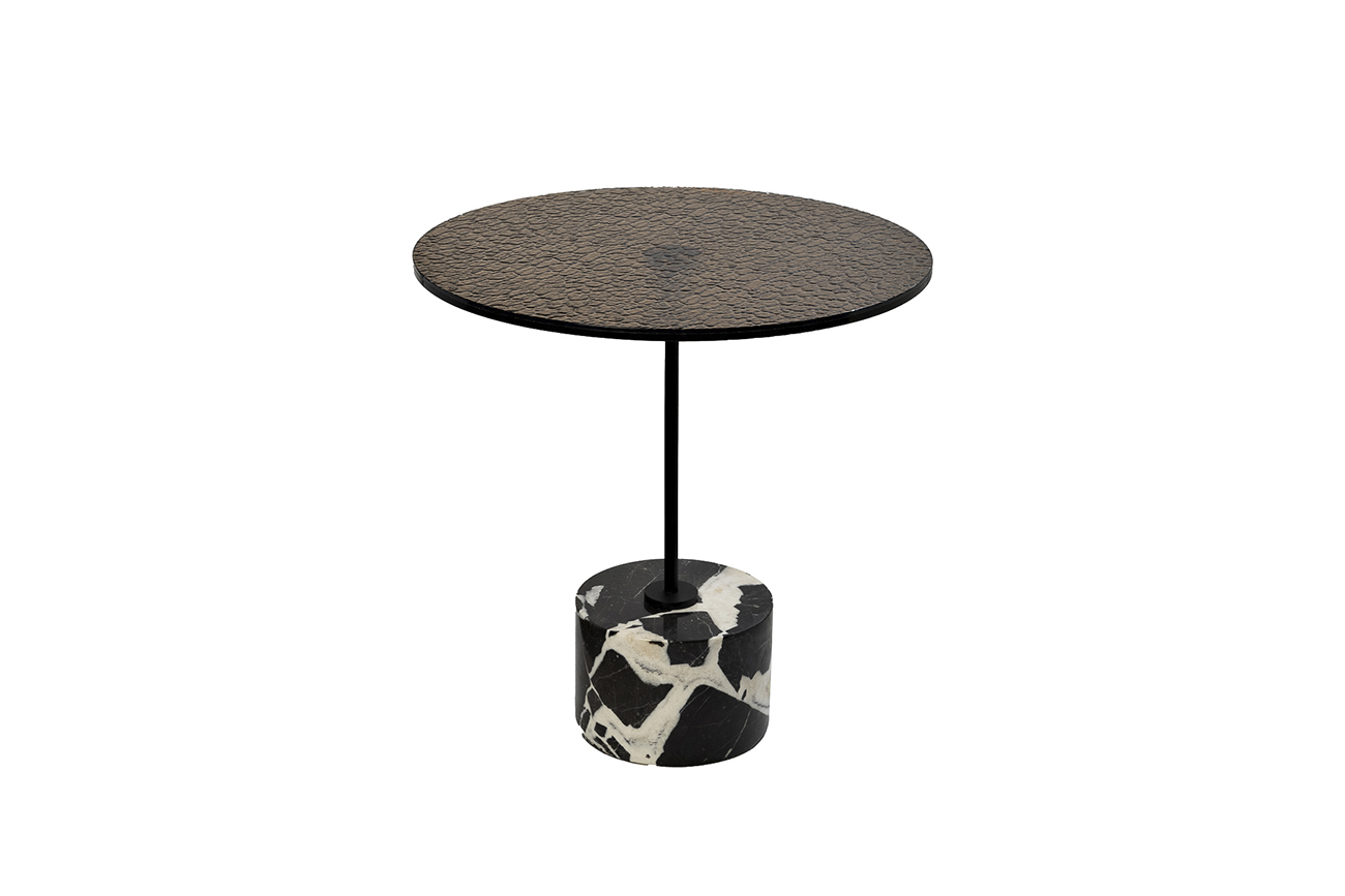 Столик журнальный стекло/черный мрамор Garda Decor 33FS-08100