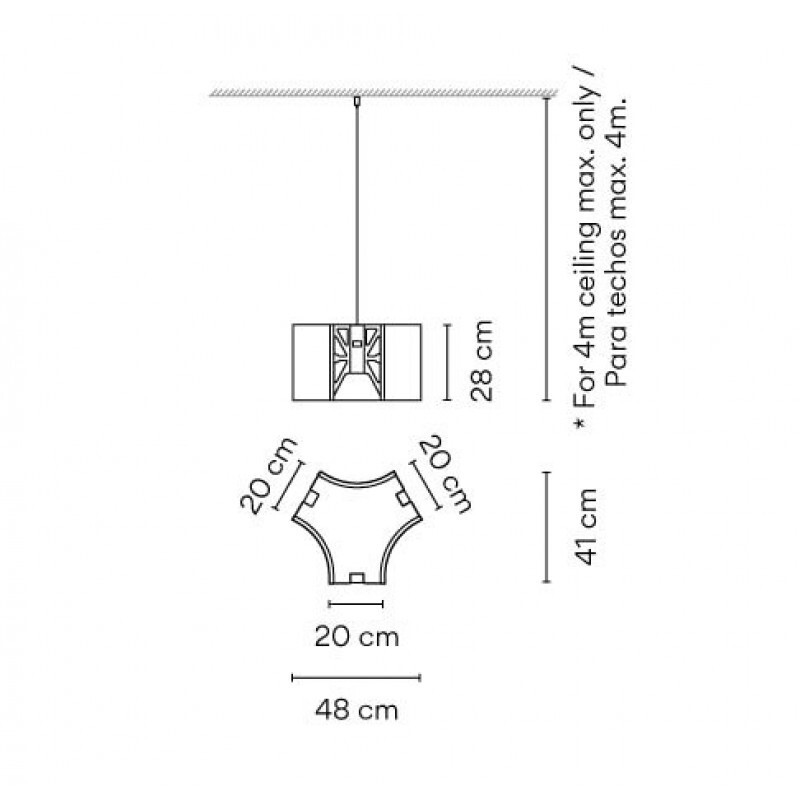ПОДВЕСНОЙ СВЕТИЛЬНИК  VIBIA Ameba 2222