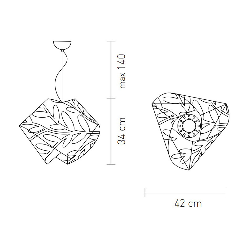 Подвесной светильник Slamp Dafne S