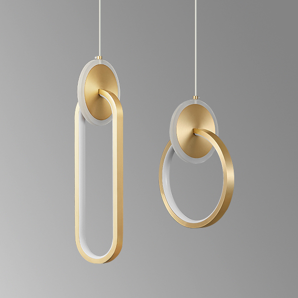 Подвесной светильник RANDALL DUO Brass by ImperiumLoft
