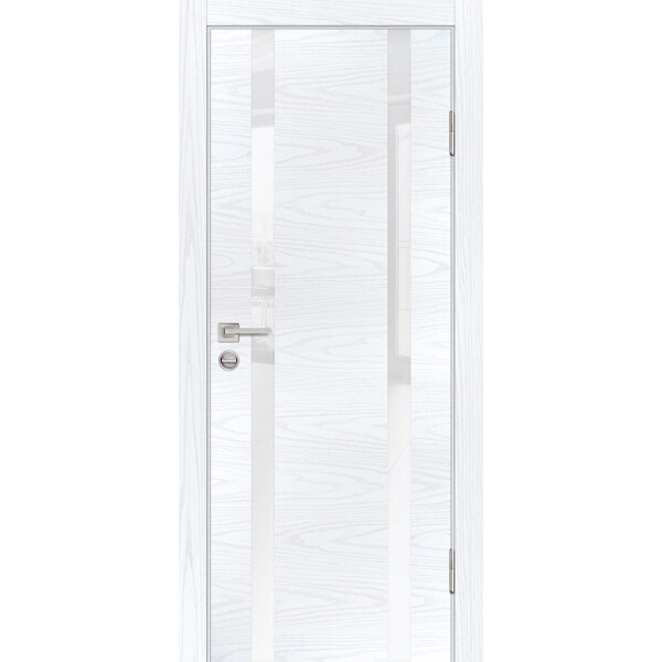 Межкомнатная дверь Graf P-9 белоснежный лакобель Дуб скай белый (2000 х 600)