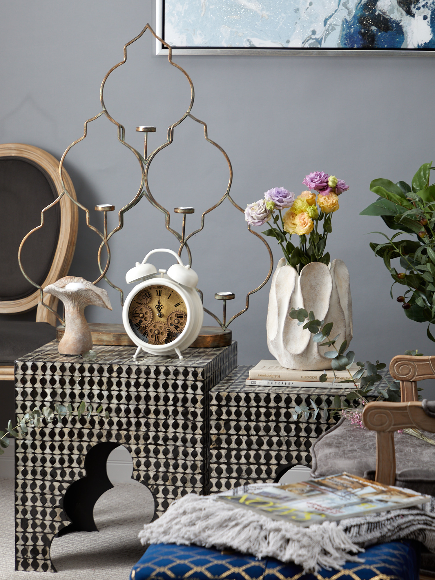 Подсвечник Гриб Glasar 460264