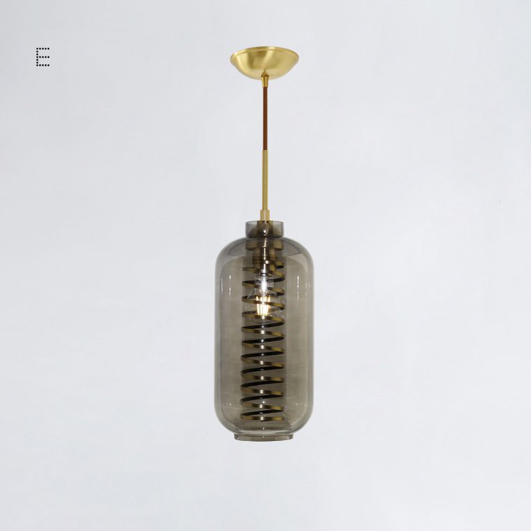 Подвесной светильник SCREW SMOKY by ImperiumLoft