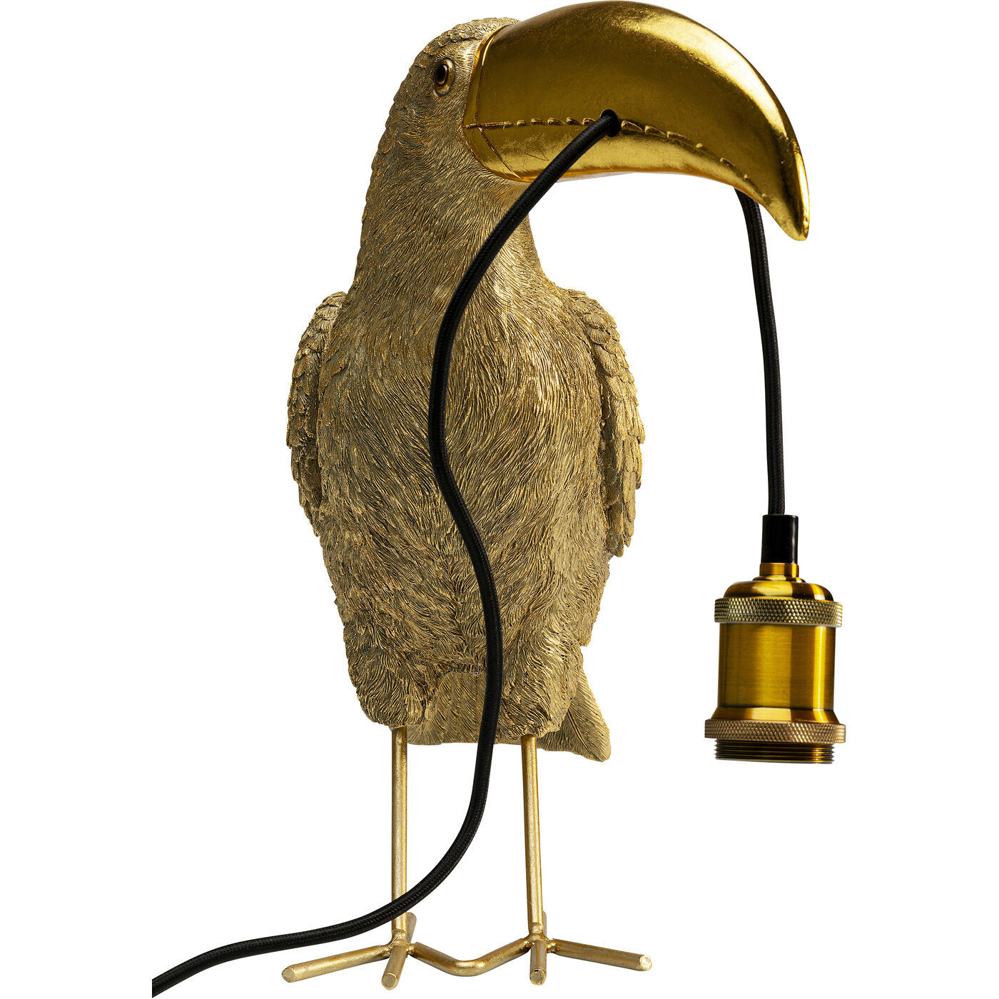 Светильник настольный Toucan Gold 42cm KARE 56858