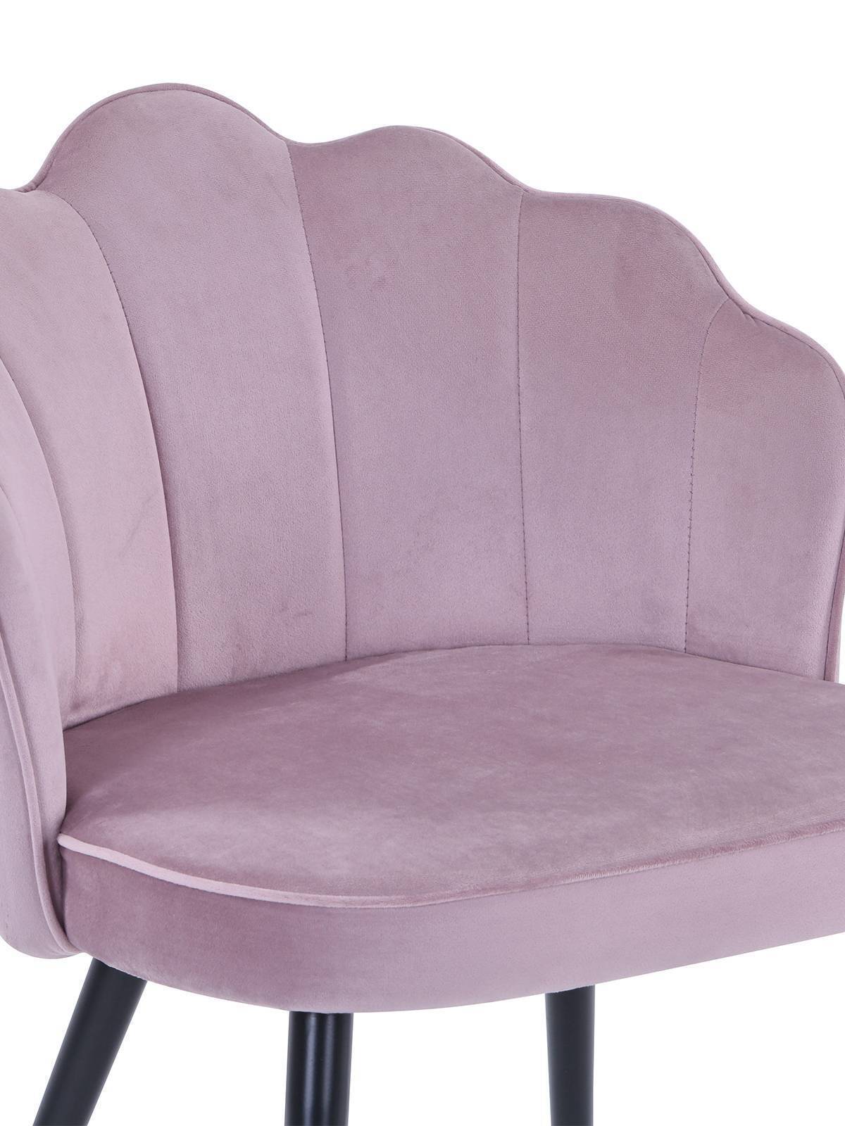 Стул Камилла велюр пепельно-розовый Stool Group