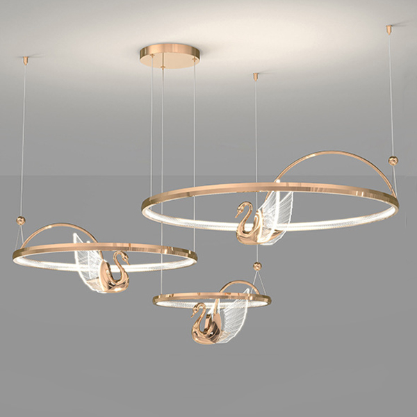 Подвесная люстра BIRDIE LUX 3R Rose Gold by ImperiumLoft