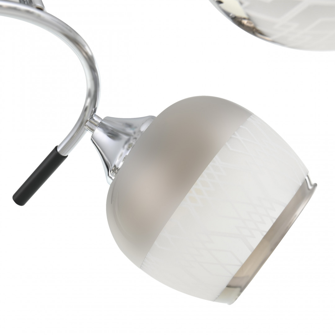 Люстра с плафонами 325985/3 CR+BK Arte Milano