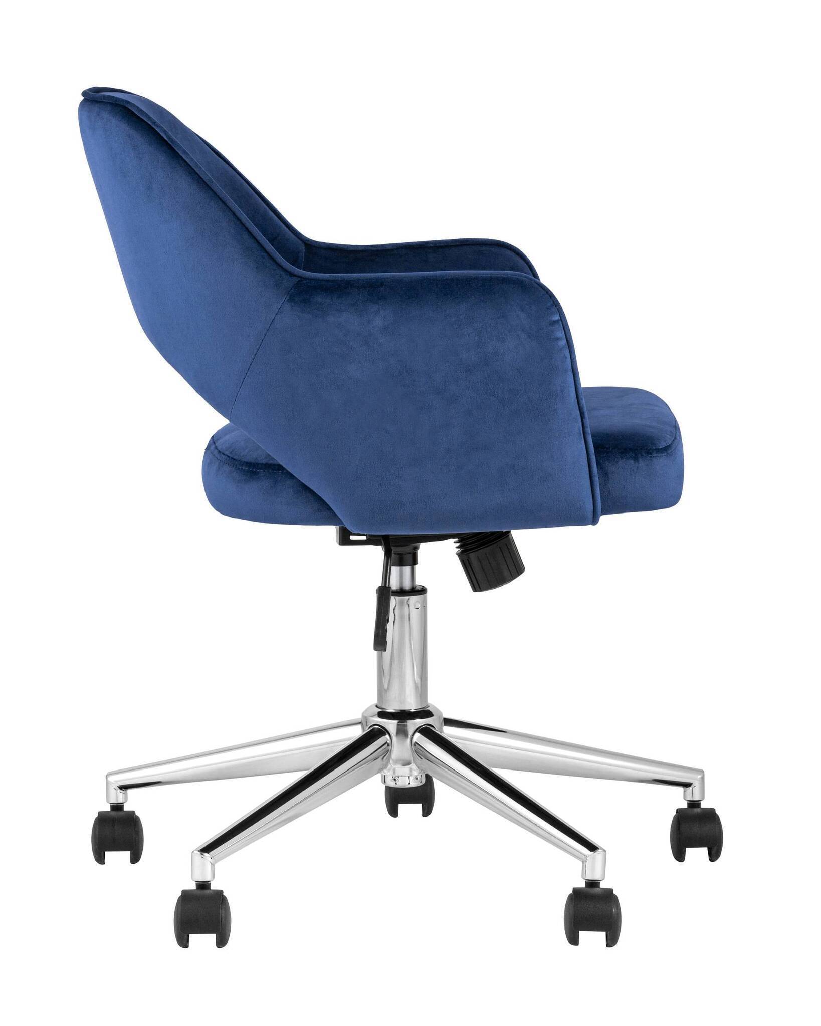 Кресло компьютерное Кларк велюр синий Stool Group