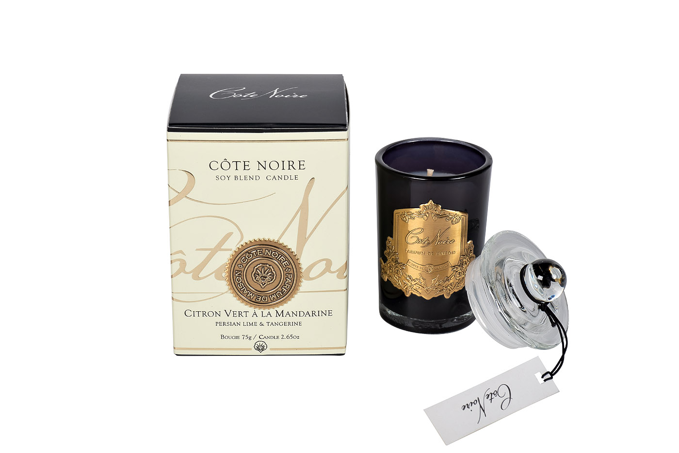 Свеча ароматическая Persian Lime в стакане в упаковке Garda Decor 96CN7522