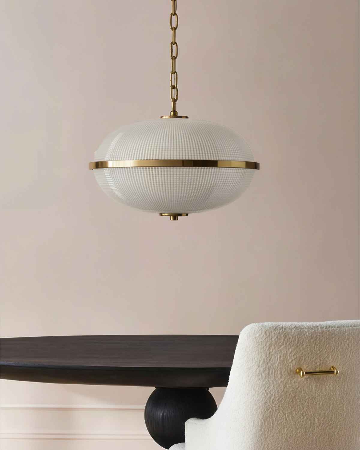 Золотой подвесной светильник Гейбл с прозрачным плафоном Louvre Home LPN010825SWL