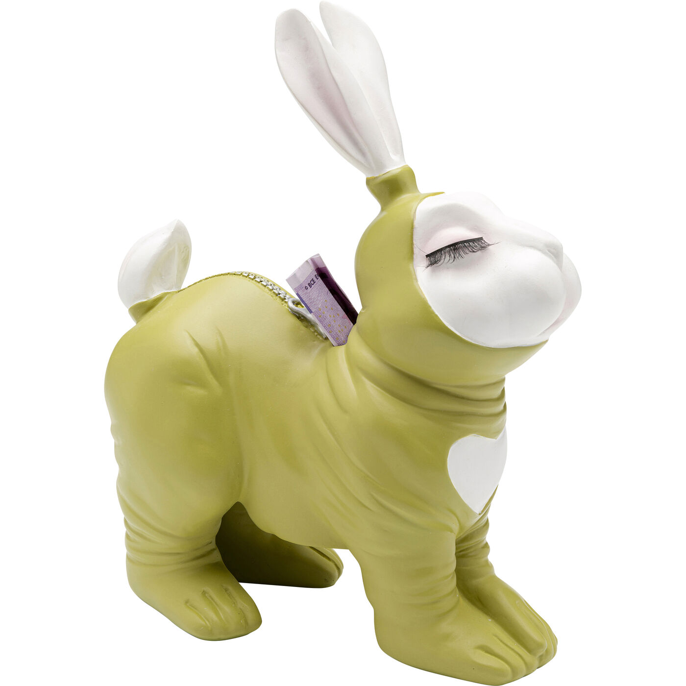 Копилка Fetish Bunny Sitting Lime KARE 57483