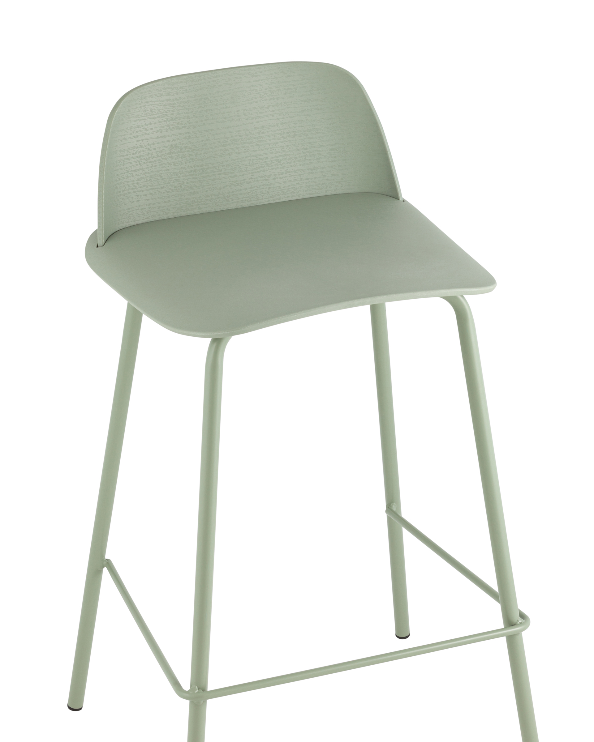 Стул полубарный Mist серо-зеленый Stool Group