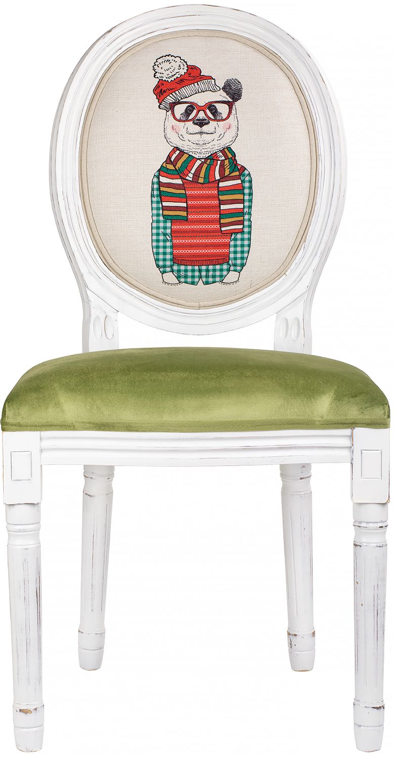 Стул Медведь с шарфом Glasar 51-042