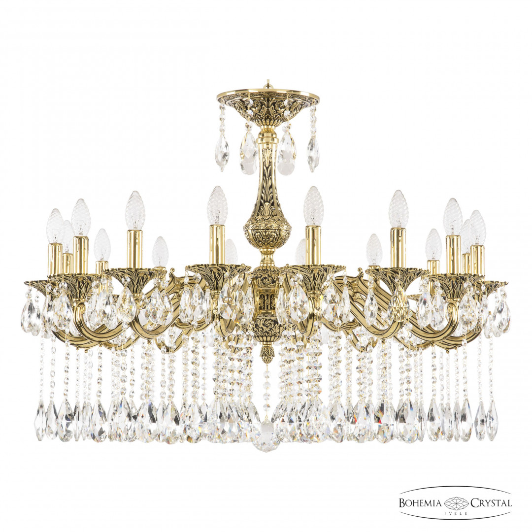 Люстра бронзовая с хрусталём 72102/16/300 A GB