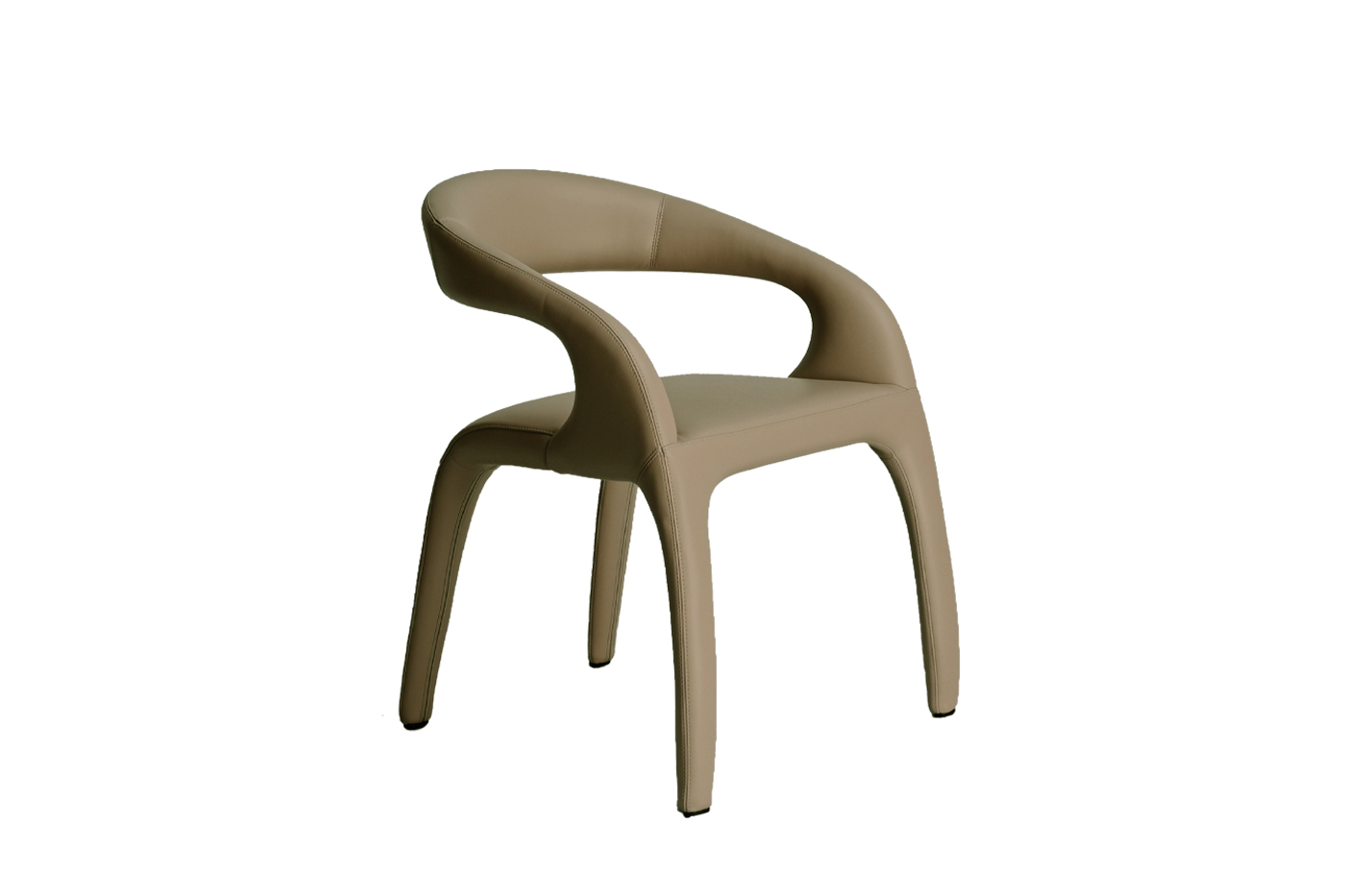 Стул обеденный экокожа бежевый Garda Decor 160KD-57100