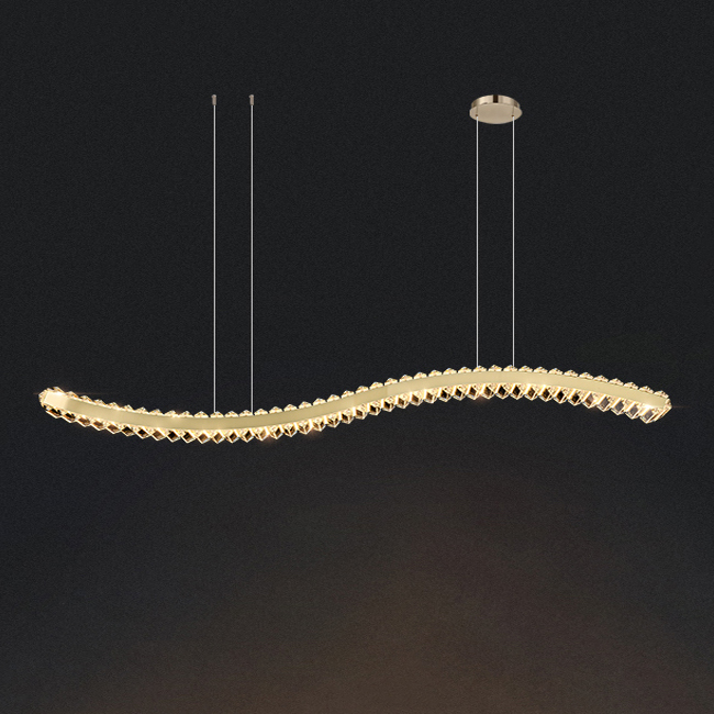 Подвесной светильник BERTOLDA W A L100 Brass by ImperiumLoft