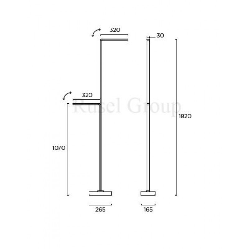Напольный светильник Leds C4 JAZZ LT