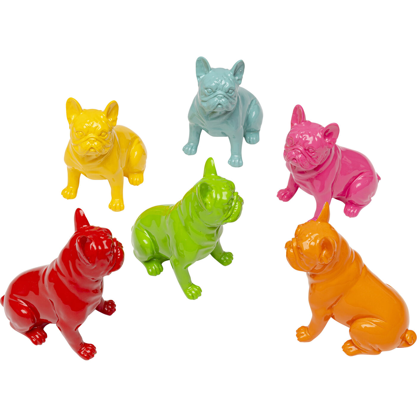 Фигура декоративная Perro Sit Colore 9cm Assorted KARE 58394