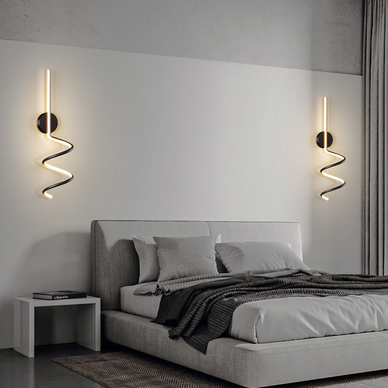 Настенный светильник DAMARIS WALL H70 Black Трехцветный свет by ImperiumLoft