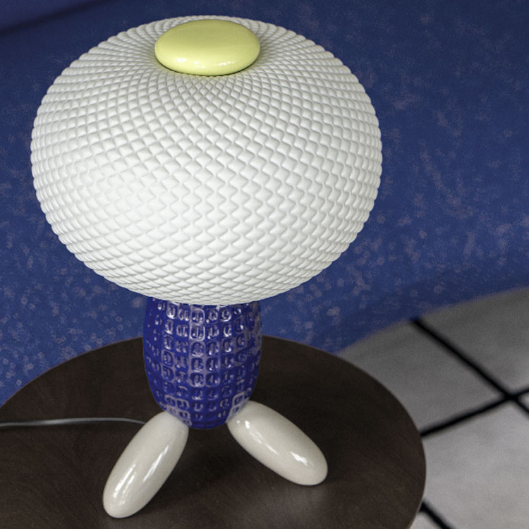 Настольная лампа ALISA TAB BLUE by ImperiumLoft