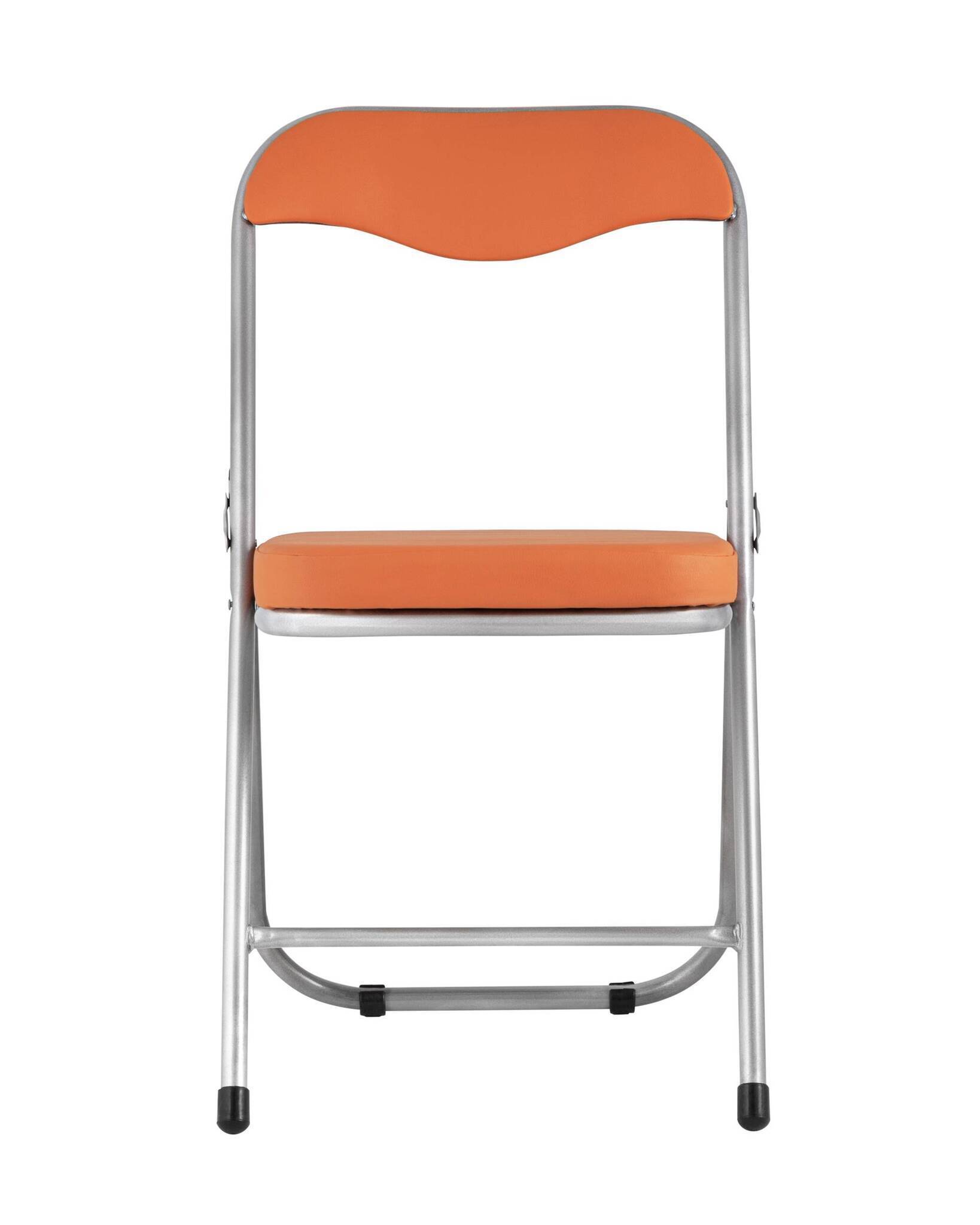 Стул складной ДЖОН металлик, оранжевый Stool Group