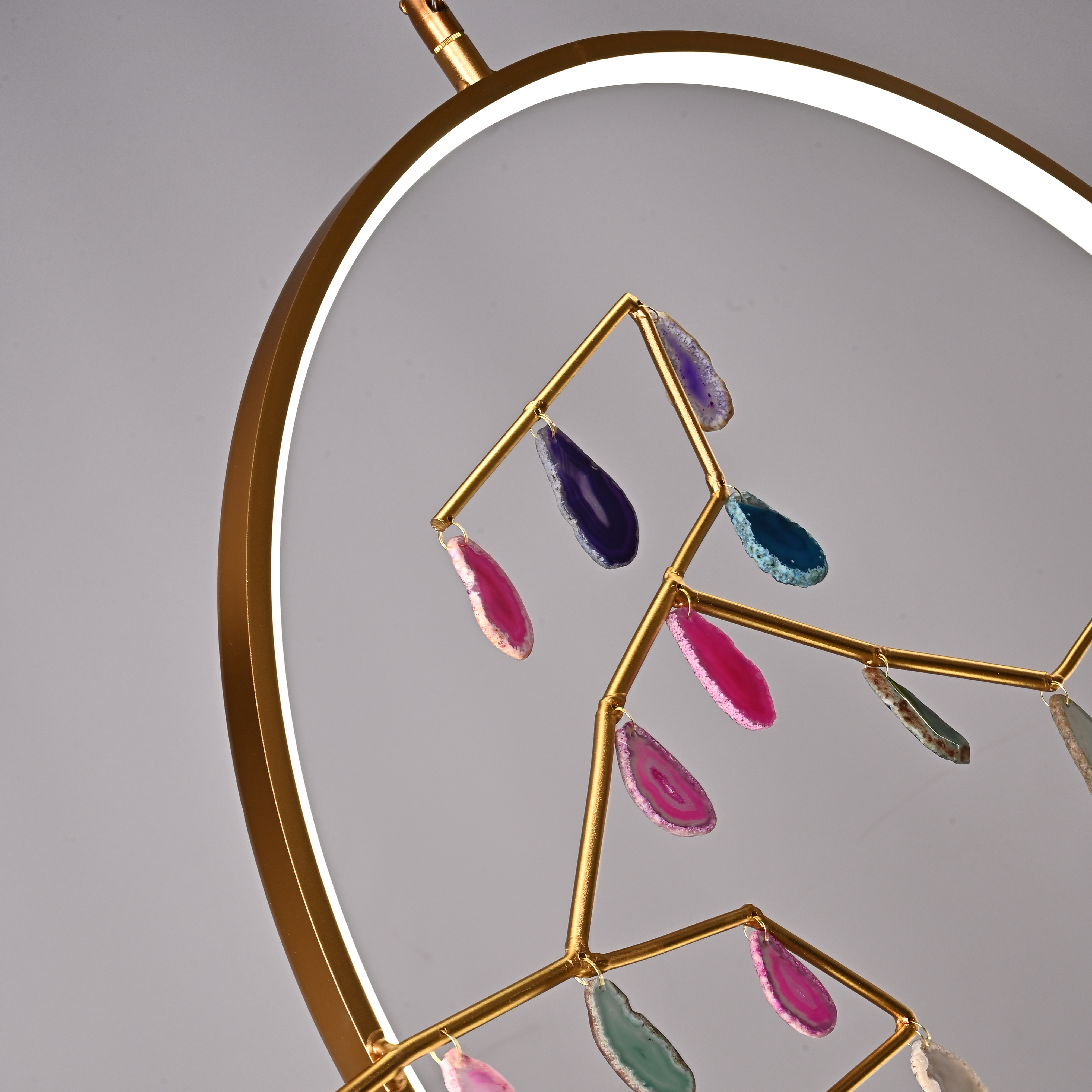 Подвесной светильник AGATE 10 multicolour D60 by ImperiumLoft