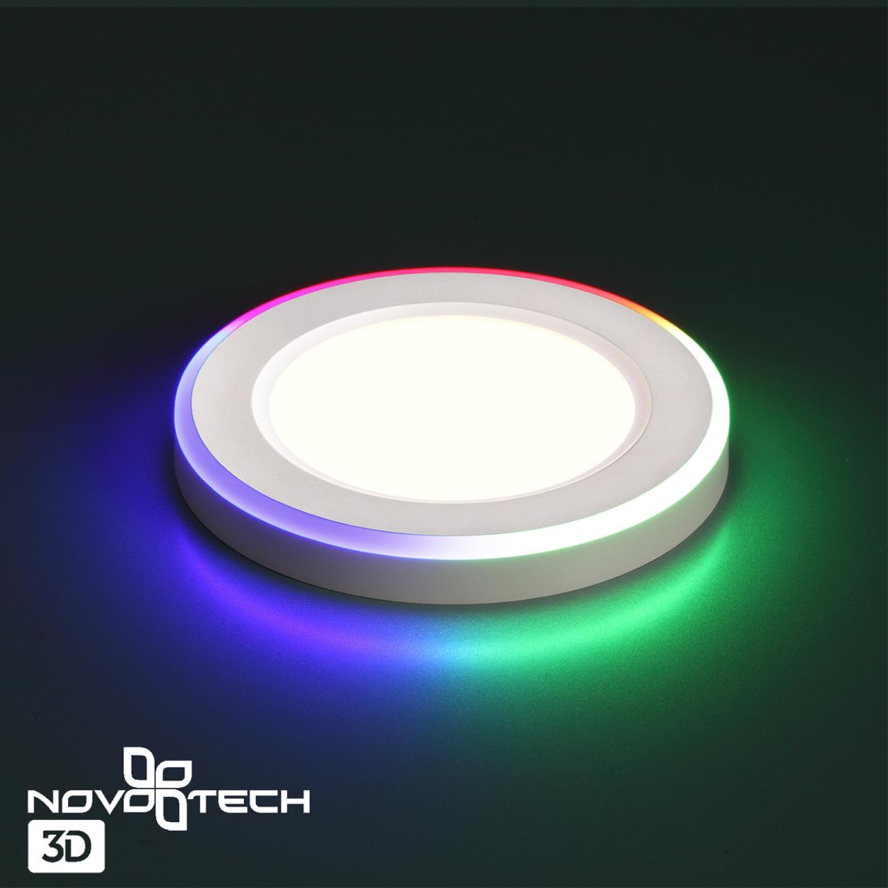 Светильник встраиваемый светодиодный (три сценария работы) Novotech 359009