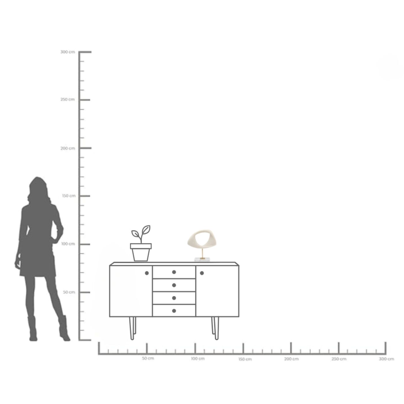 Фигура декоративная Soft Shape 33cm KARE 56610