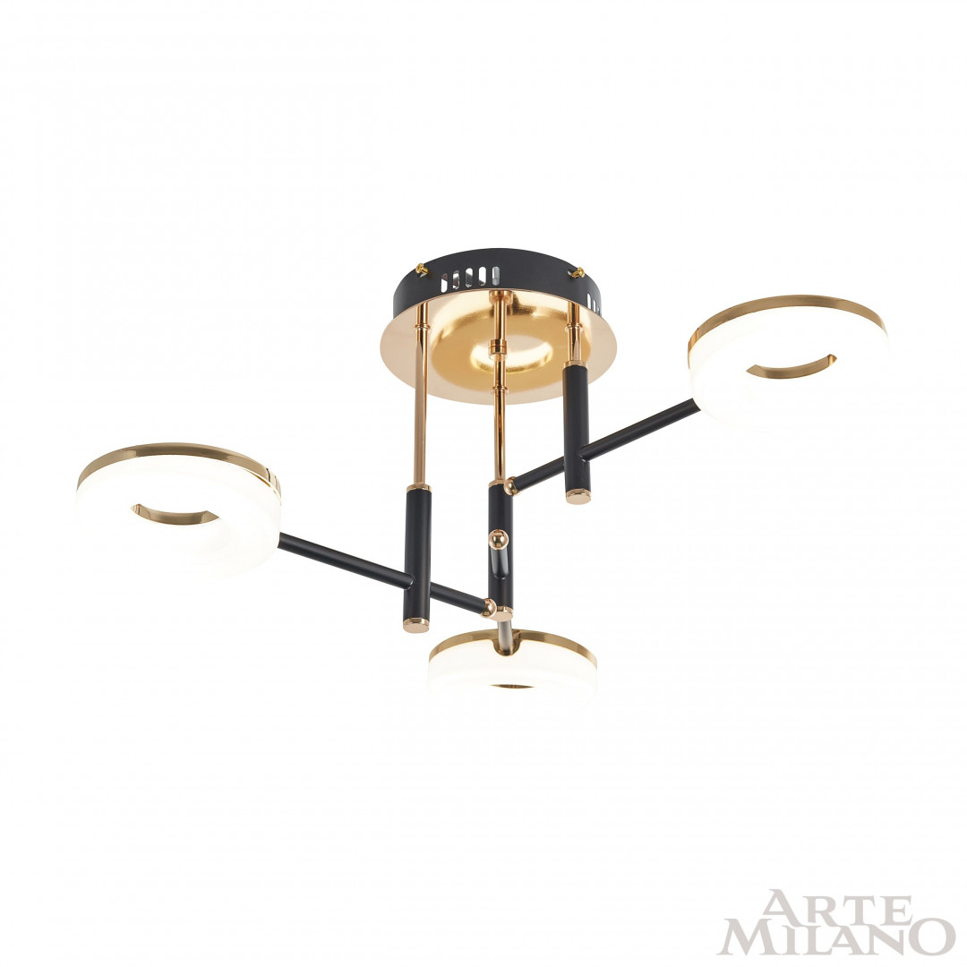 Люстра светодиодная 272999/3 BK/GD Arte Milano