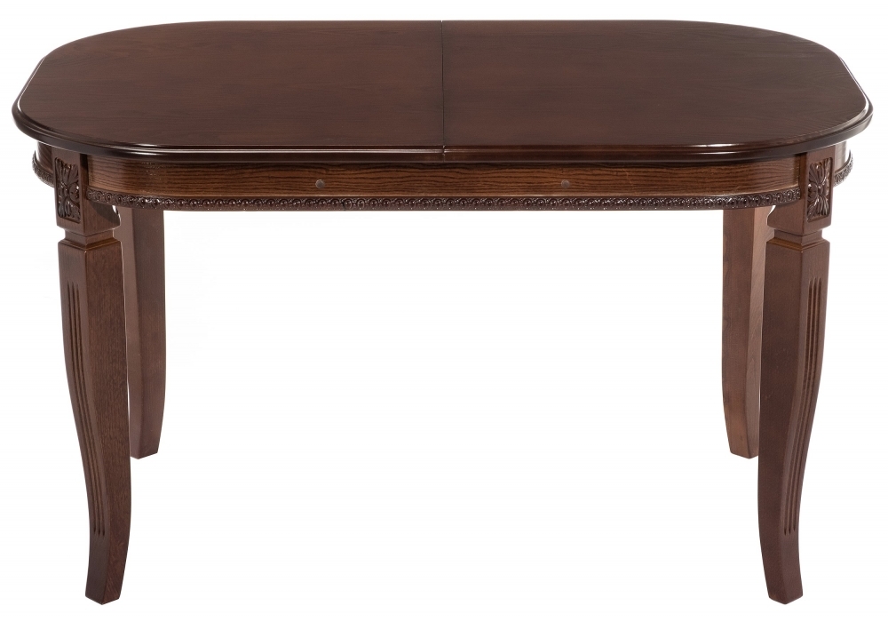 Стол деревянный Woodville Romeo 130(170)х85х75 без патины / вишня 438333