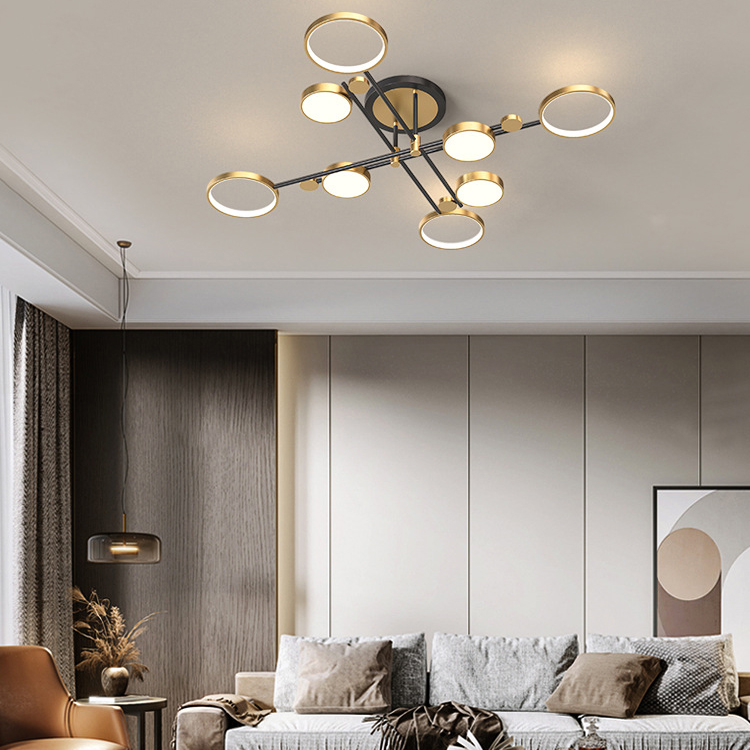 Потолочная люстра MARSA L4 Black by ImperiumLoft
