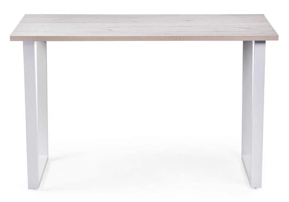 Стол деревянный Woodville Лота Лофт 140 25 мм юта / белый матовый 489664