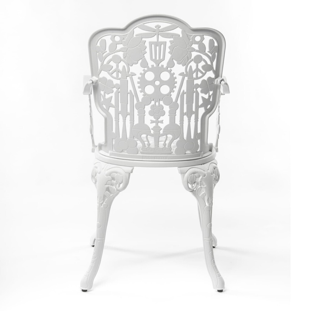 Стул Seletti Aluminium White 18684 BIA