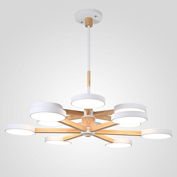 Подвесная люстра TURNA DBL L12 White by ImperiumLoft