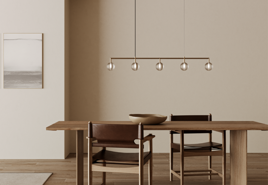 Подвесной светильник Doul 5L золотой Aromas del Campo