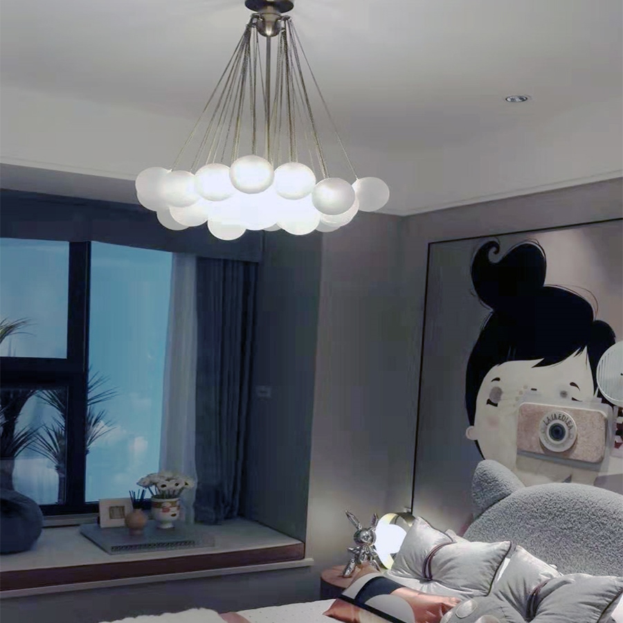 Люстра подвесная AGDA 20 черный by ImperiumLoft