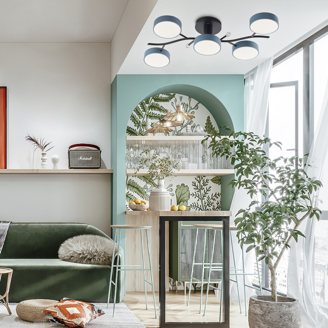 Светильник светодиодный 256606/5 Bk/Gr Arte Milano