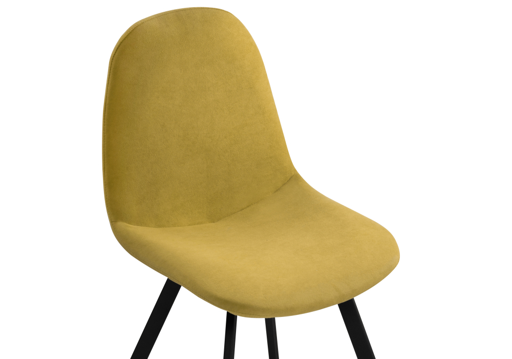 Стул Woodville Агот горчичный / черный каркас 464862