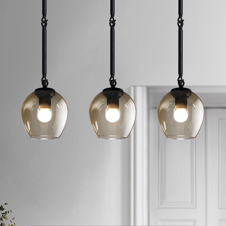 Подвесной светильник ADEL-ONE L2 Cognac Black by ImperiumLoft