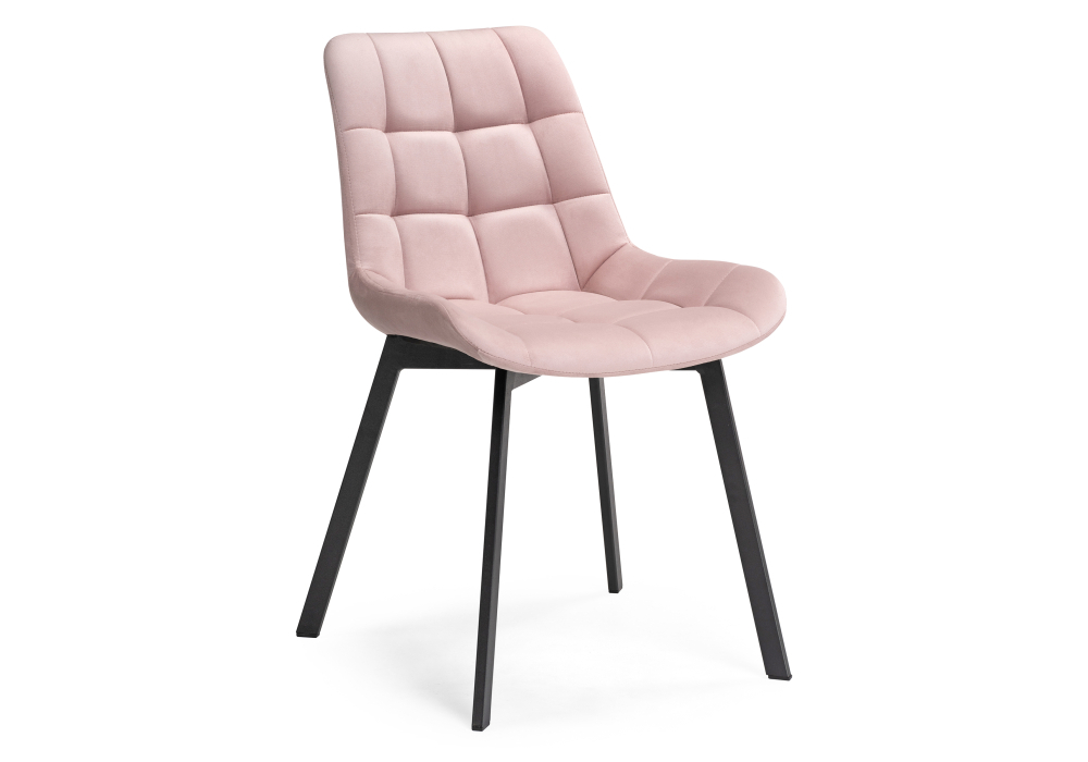 Стул Woodville Челси розовый / черный 493362