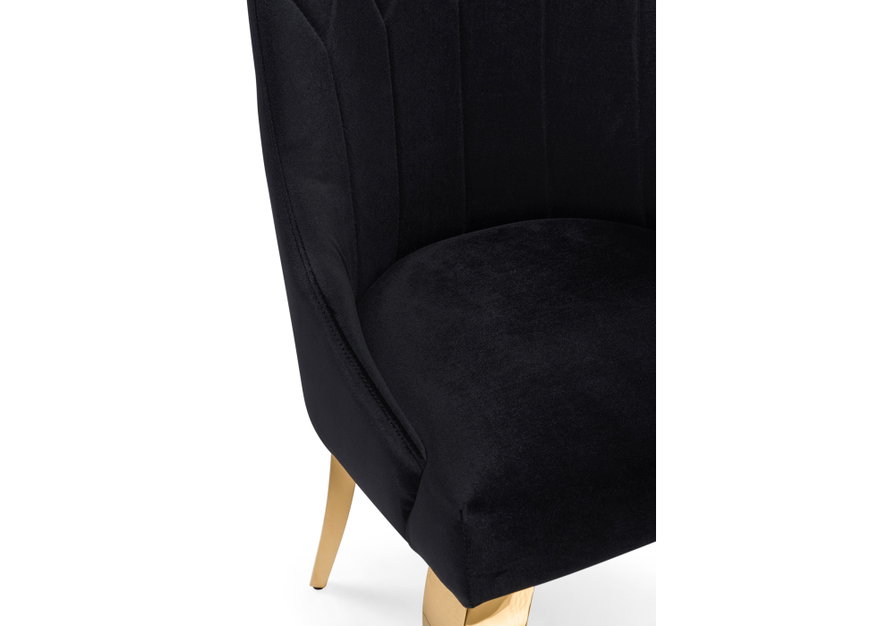 Стул Woodville Gustav black / gold 15384