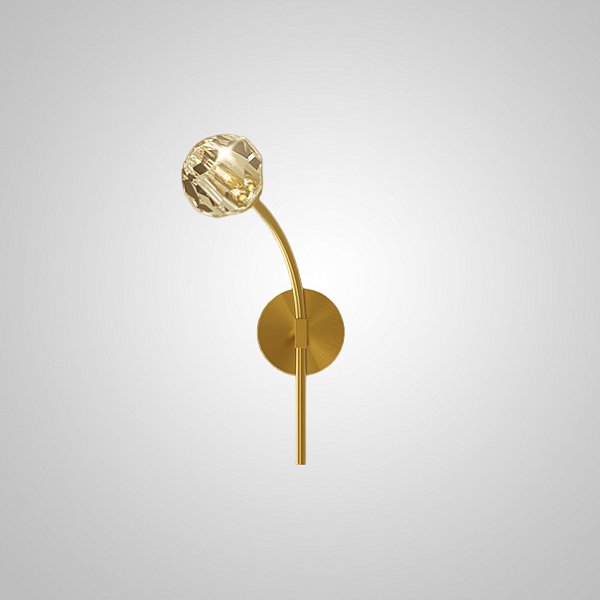 Настенный светильник RH E WALL L1 Left Brass by ImperiumLoft